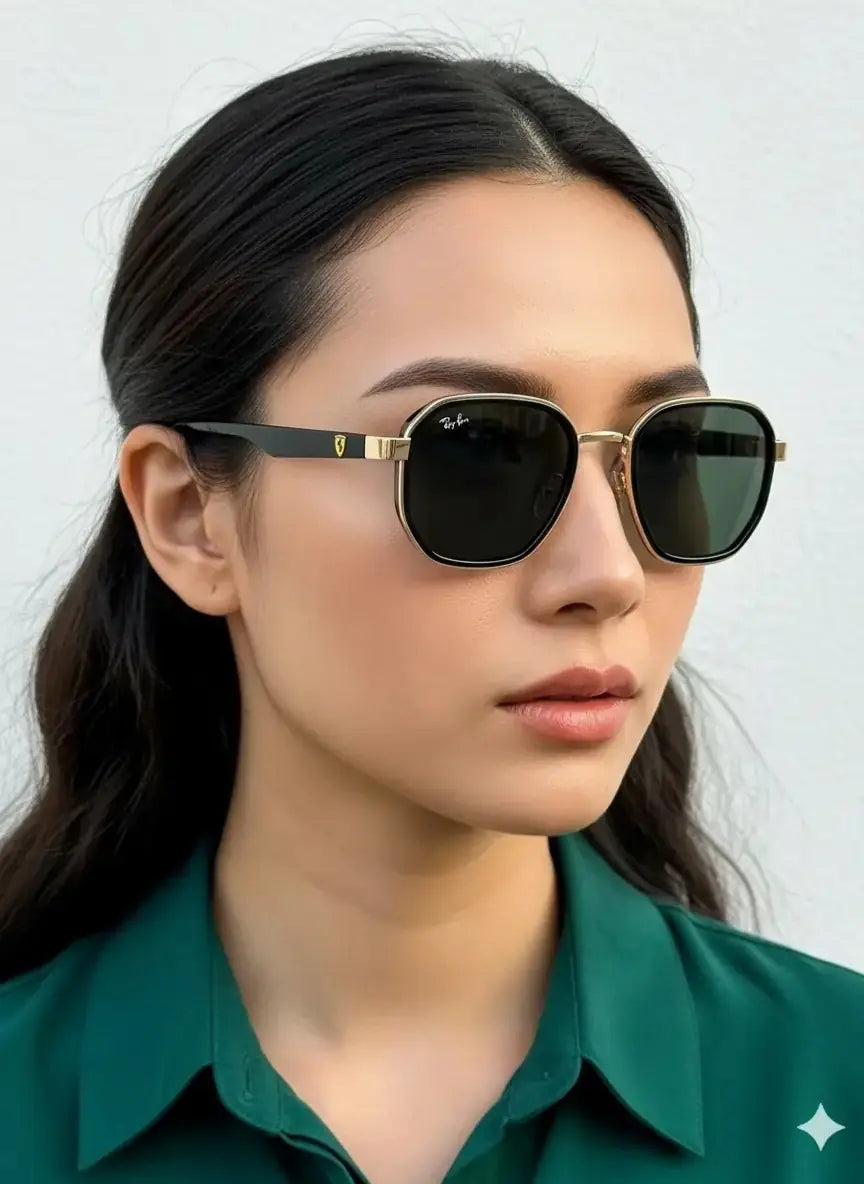 Ray-Ban Ferrari Kare Gold Green