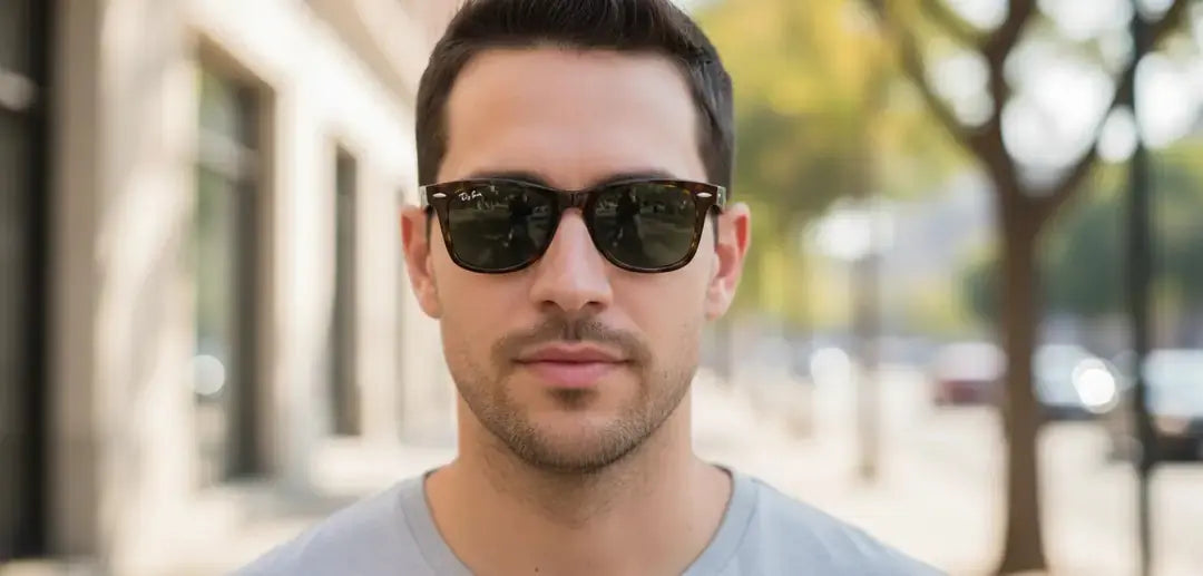 Ray-Ban Wayfarer 2140 Kahve- Yeşil cam 54 ekartman