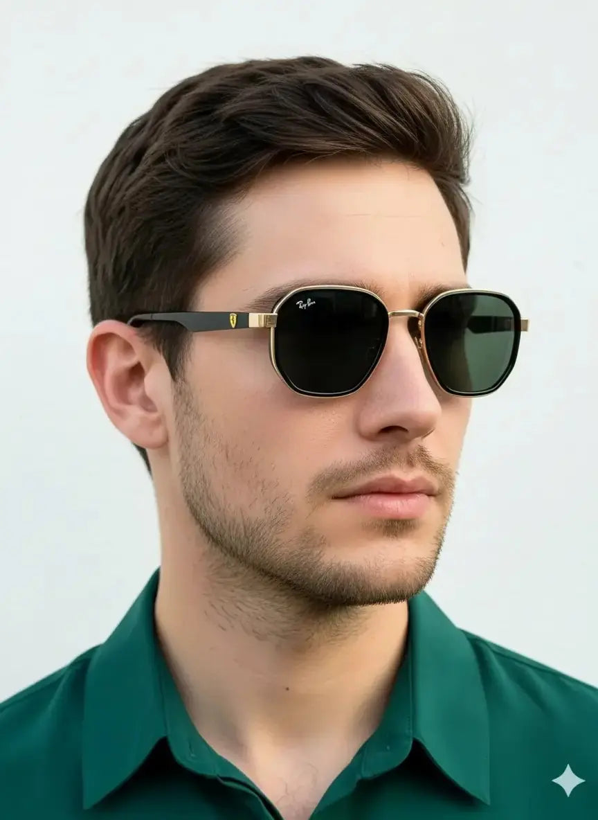 Ray-Ban Ferrari Kare Gold Green