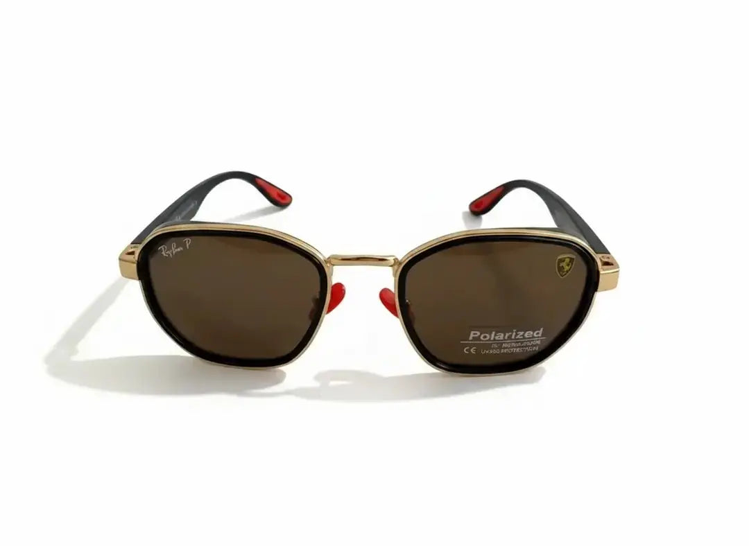Ray-Ban Ferrari Kare Gold Black (özel seri)