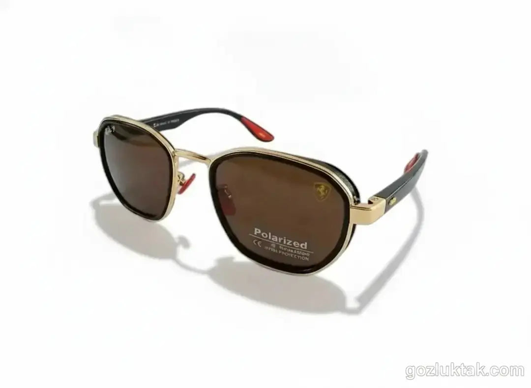 Ray-Ban Ferrari Kare Gold Black (özel seri)