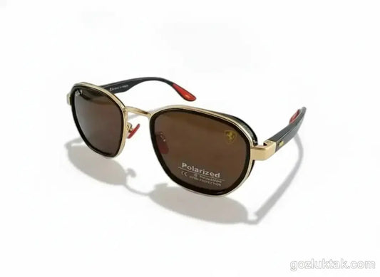 Ray-Ban Ferrari Kare Gold Black (özel seri)