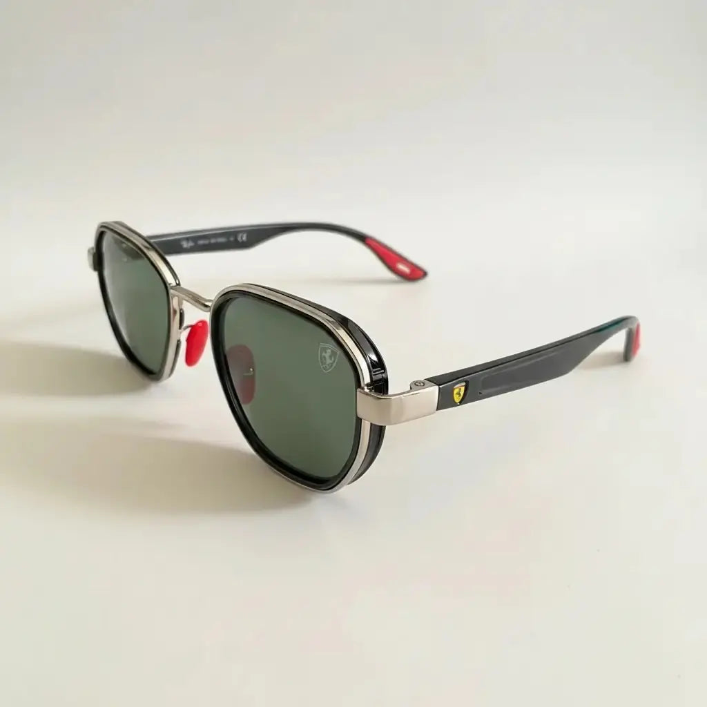 Ray-Ban Ferrari Kare Silver Black (özel seri)