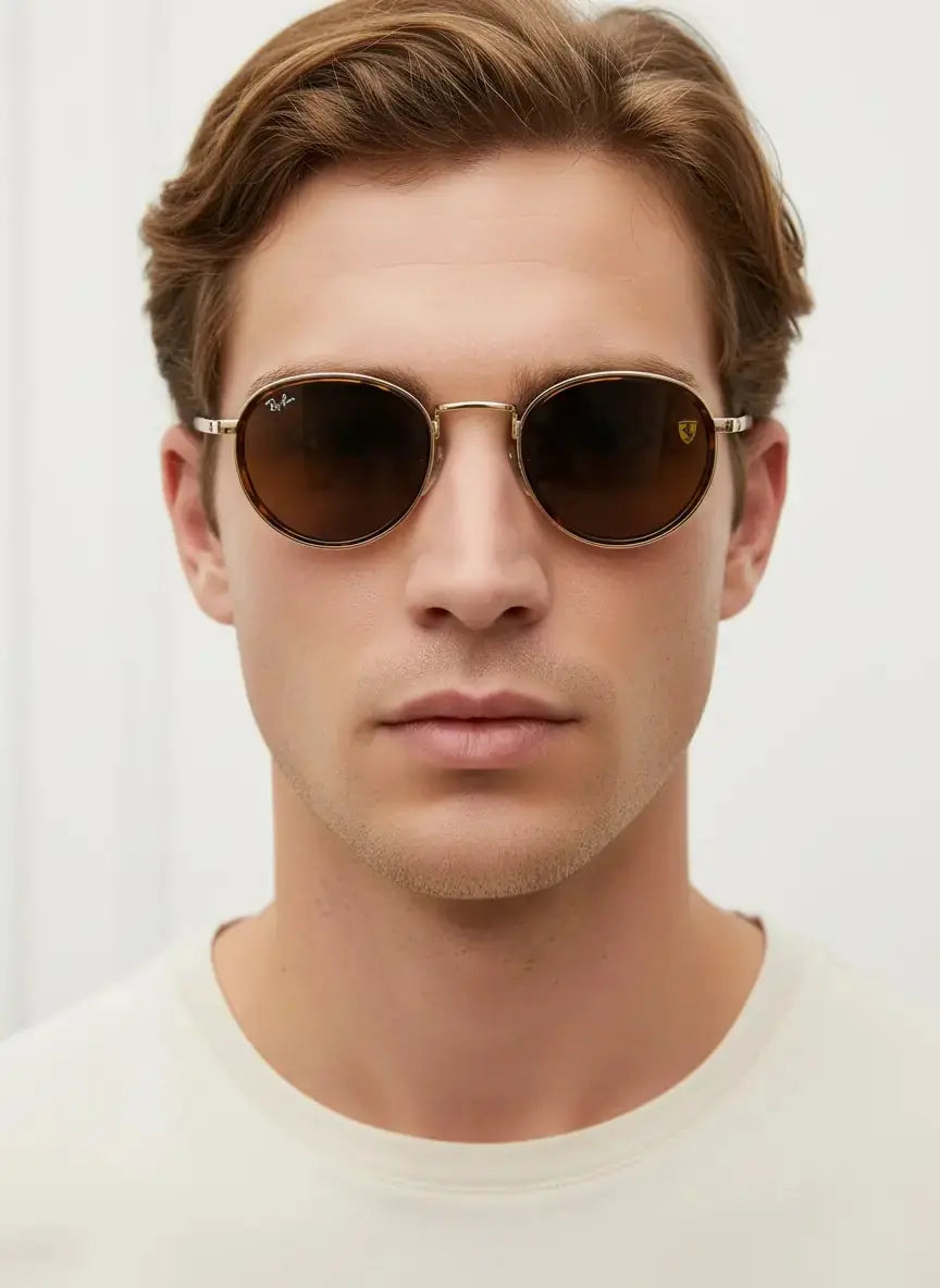 Ray-Ban Ferrari Modeli Gold Brown