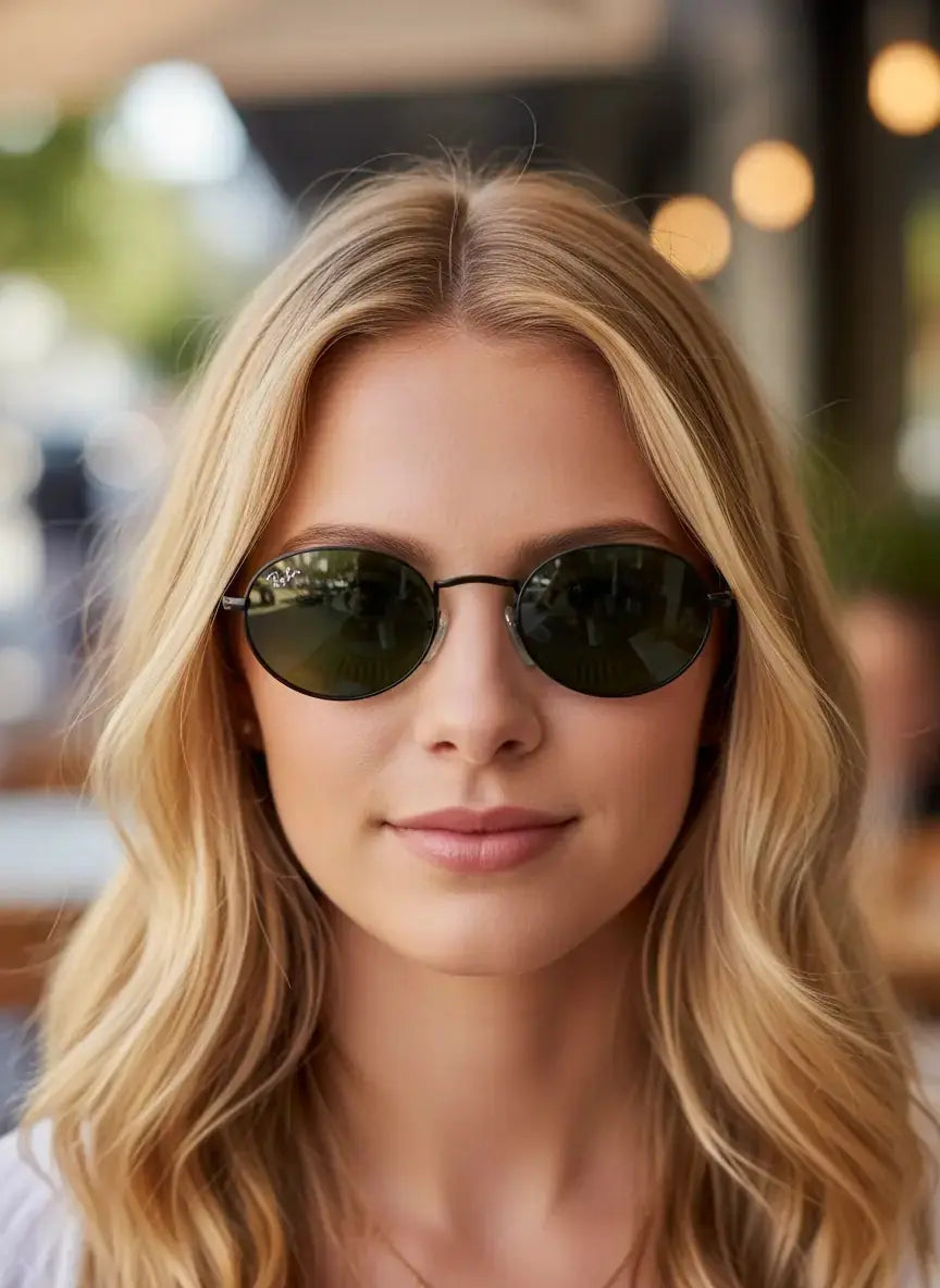 Ray-Ban Oval RB 3547 Black green