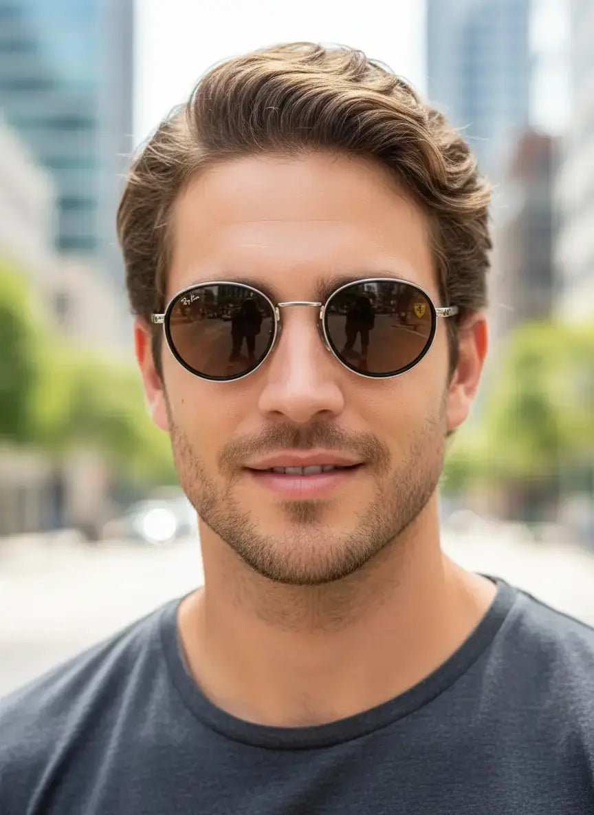 Ray-Ban Ferrari Modeli Silver Brown