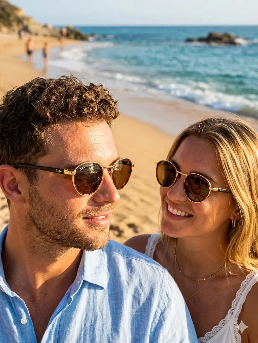 Ray-Ban Ferrari Modeli Gold Brown