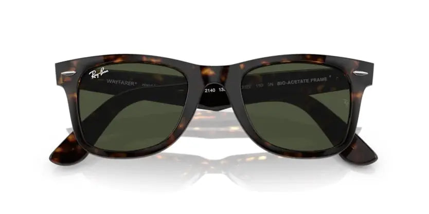 Ray-Ban Wayfarer 2140 Kahve- Yeşil cam 50 ekartman