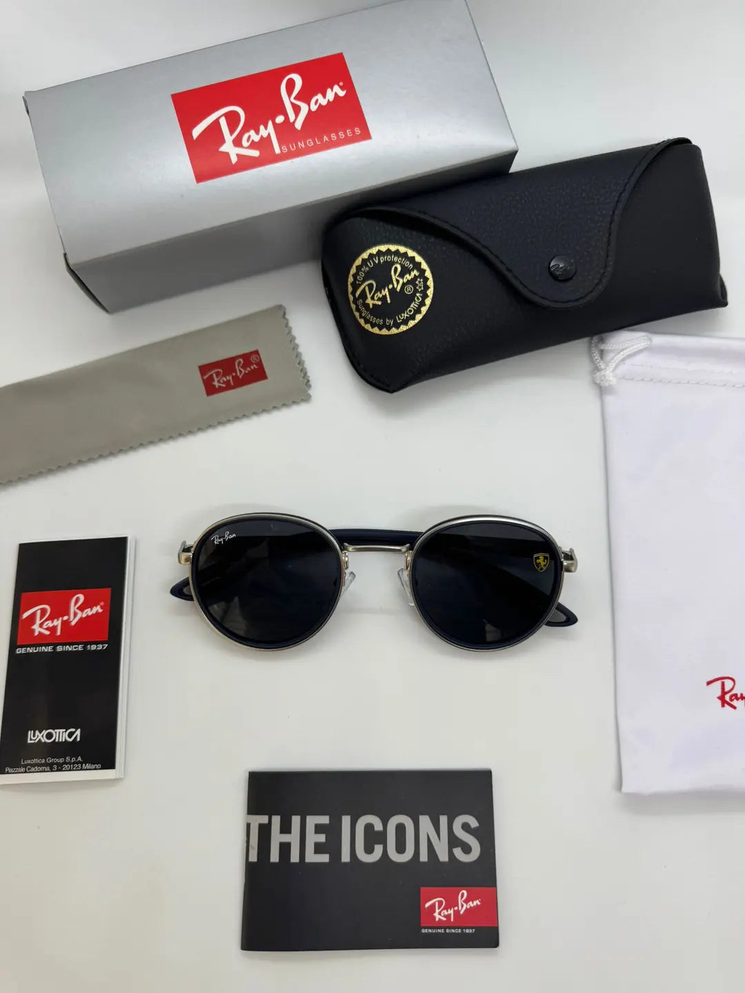 Ray-Ban Ferrari Modeli Silver Black